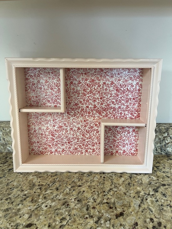 Other - Shabby Chic Trinket Box Floating Shelf Upcycle